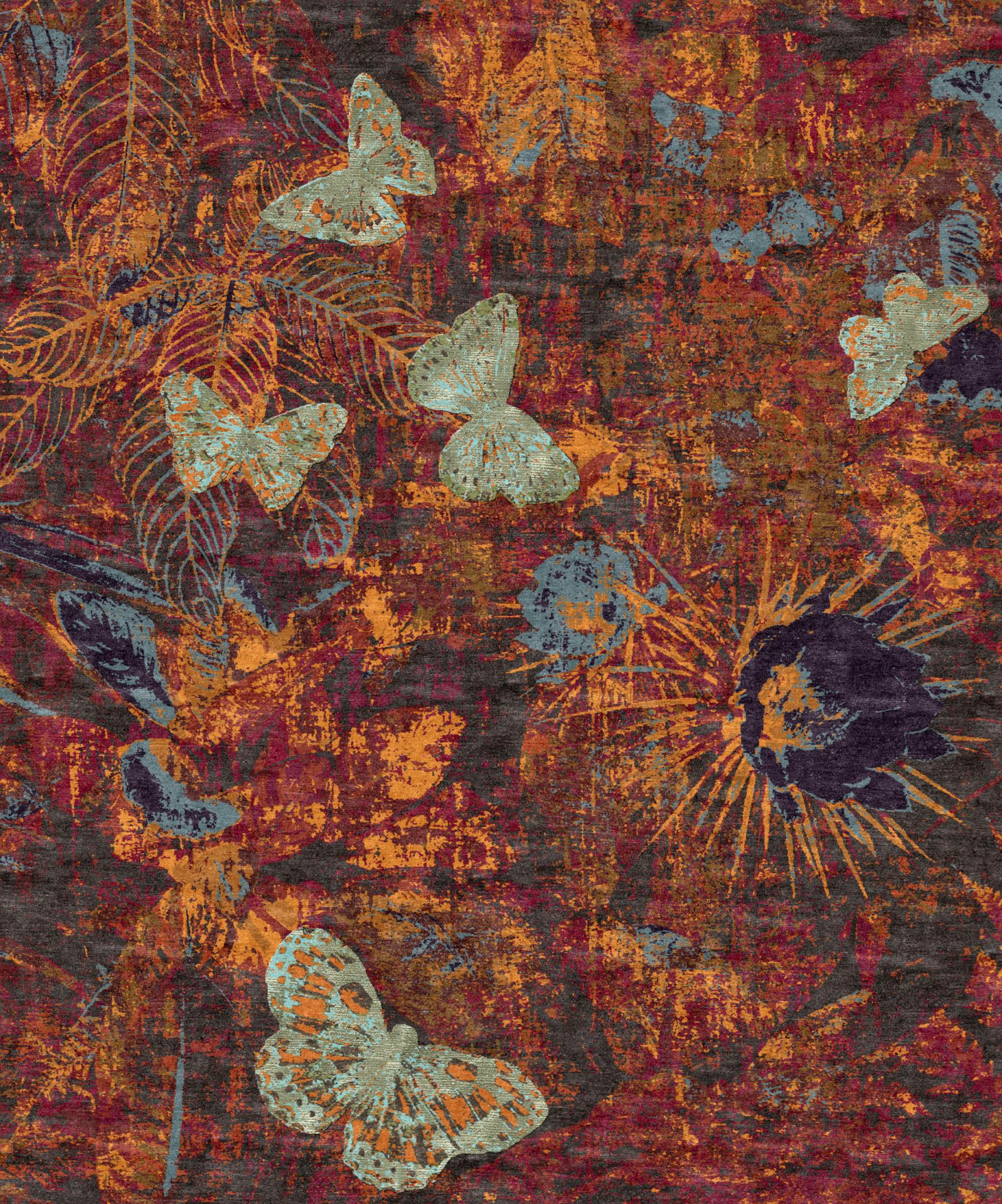 Makalu Nepal Teppich Millenium VT443 multi Handgetuftet im Wunschmaß – Bild 4